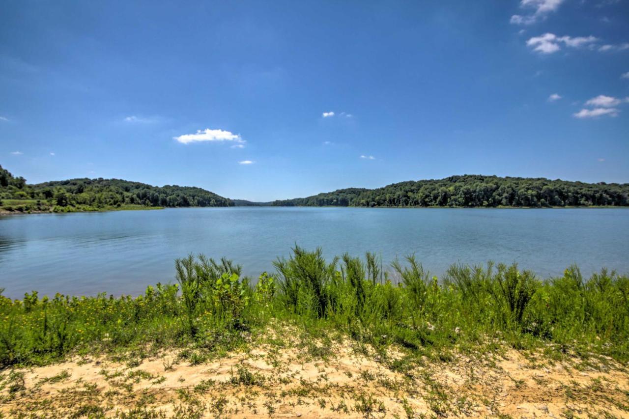 Modern Eckerty Home With Deck On Patoka Lake! Taswell Bagian luar foto